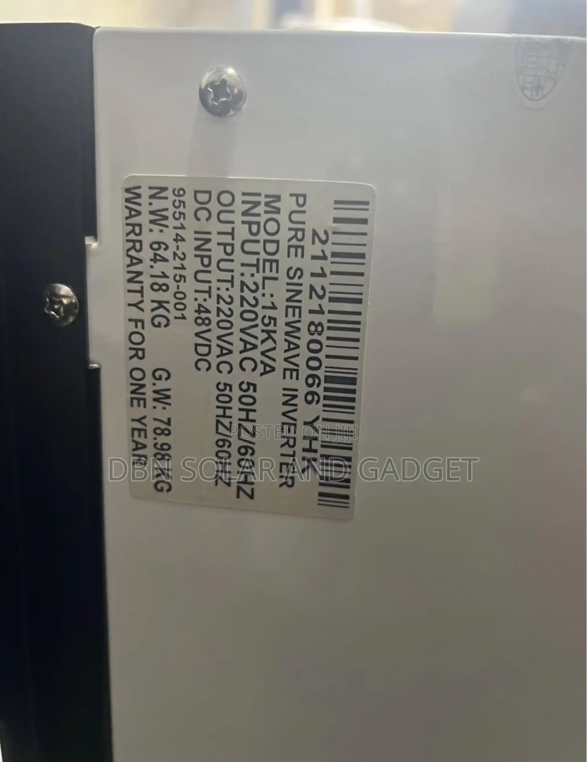 15kva 48v Yohako Non Hybrid Inverter Very Good Quality and Reliable