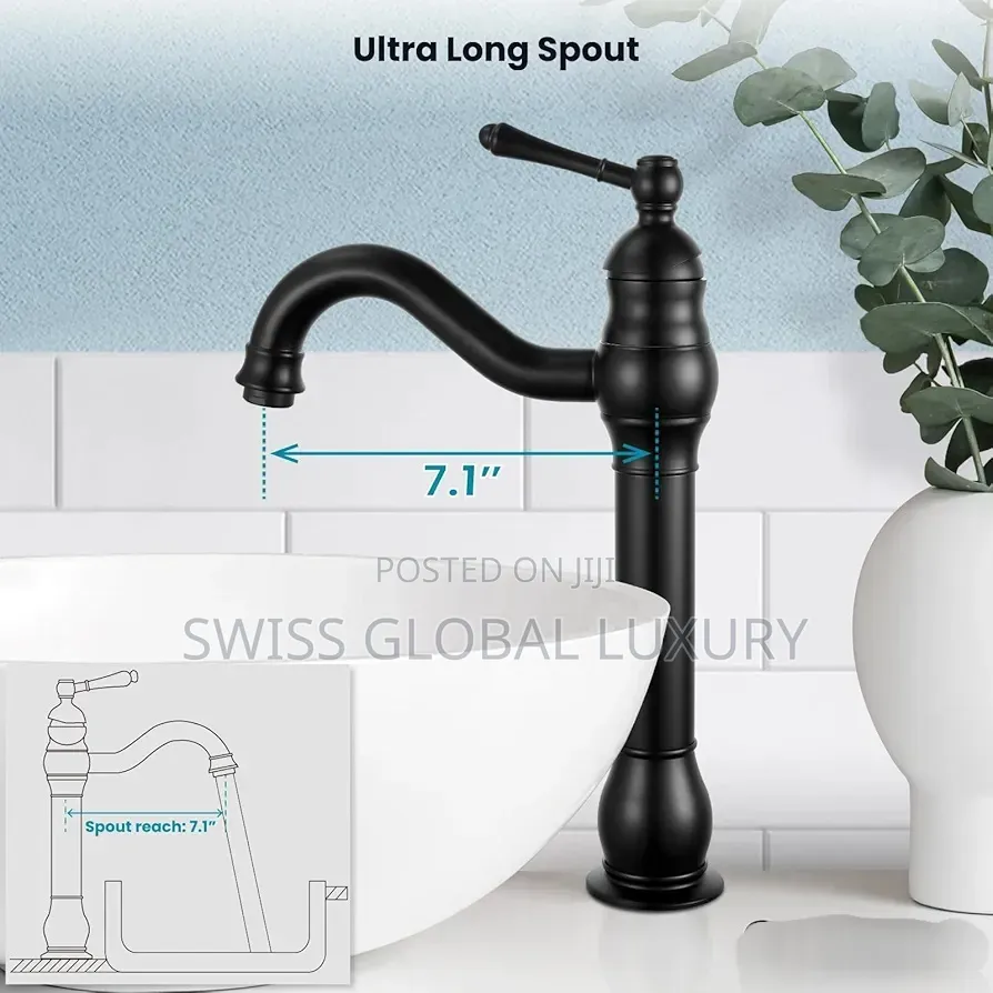 High Grade Kettle Mouth Mixer Tap, Available in Different Colors