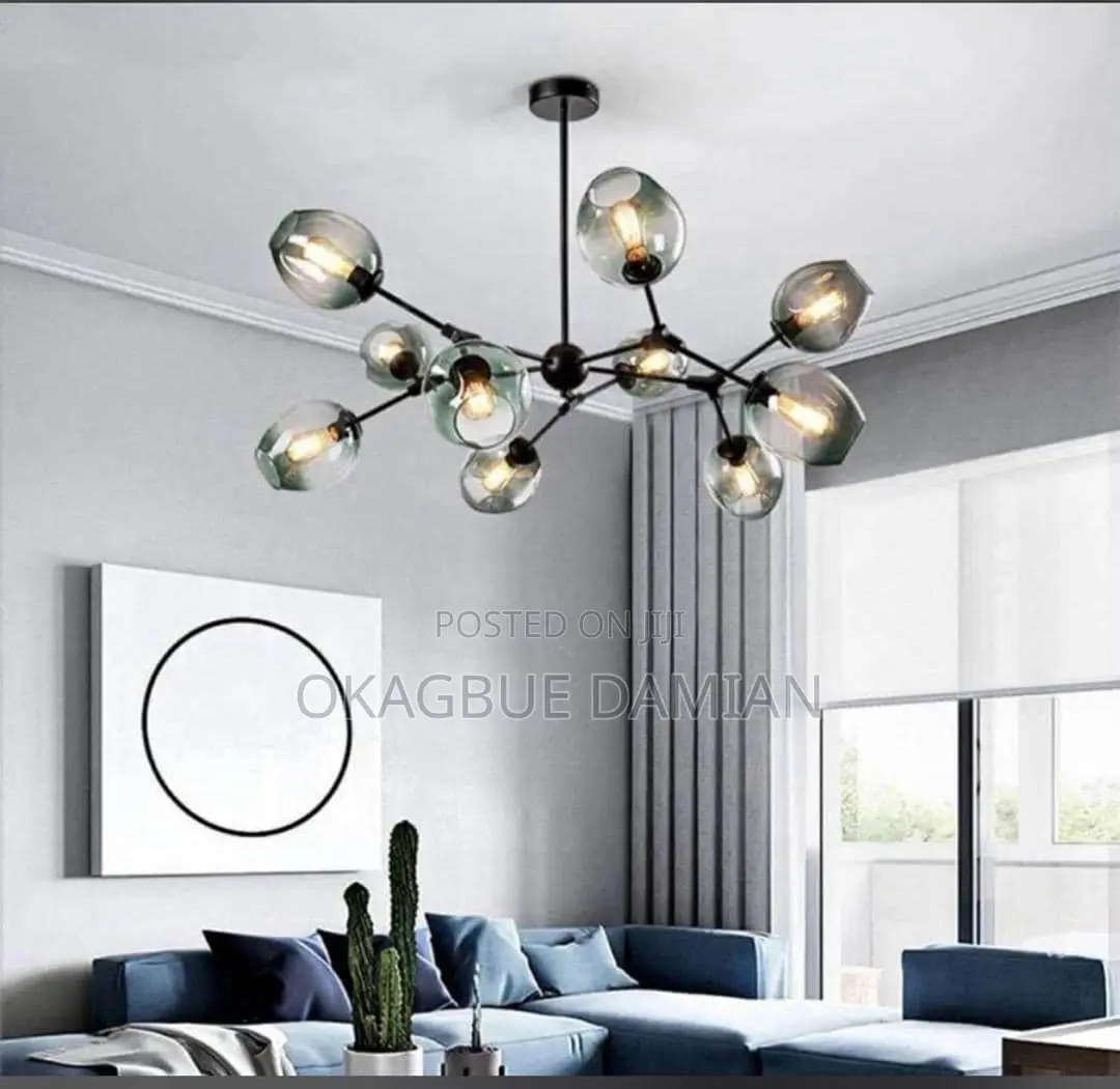 Acrylic Smoky Chandelier