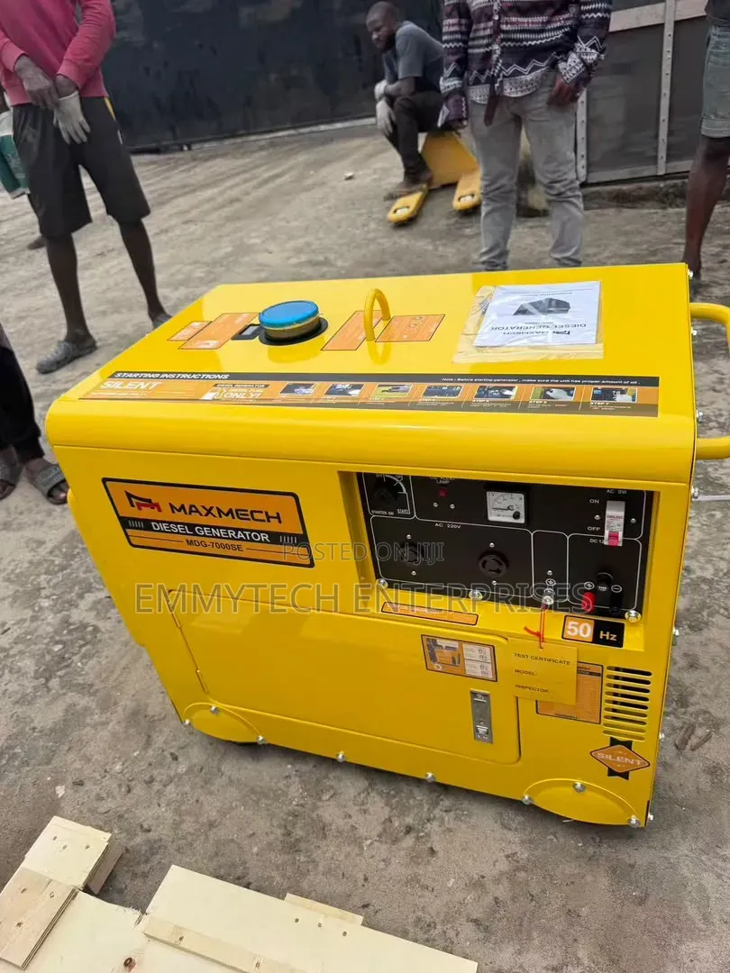 10kva Maxmech Diesel Soundproof Generator 100%copper Coil