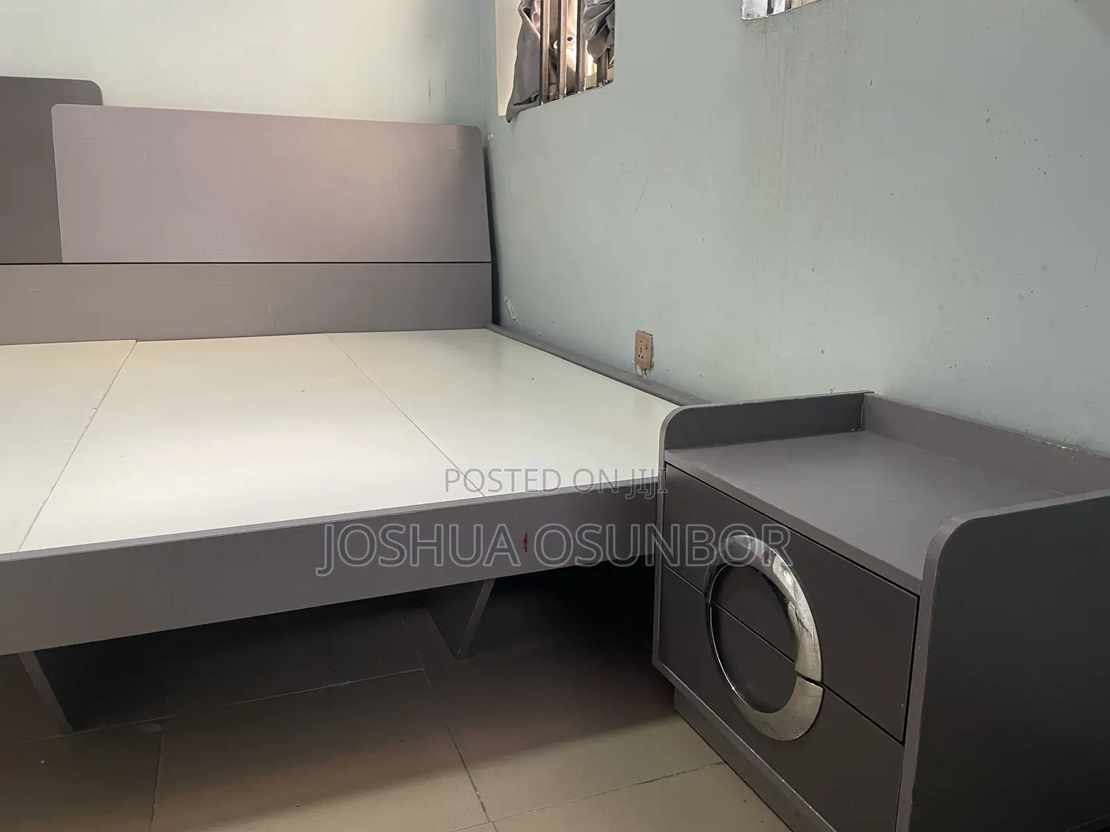 Bedmate 6x7 Bedframe With 2 Bedside Drawers — Grey
