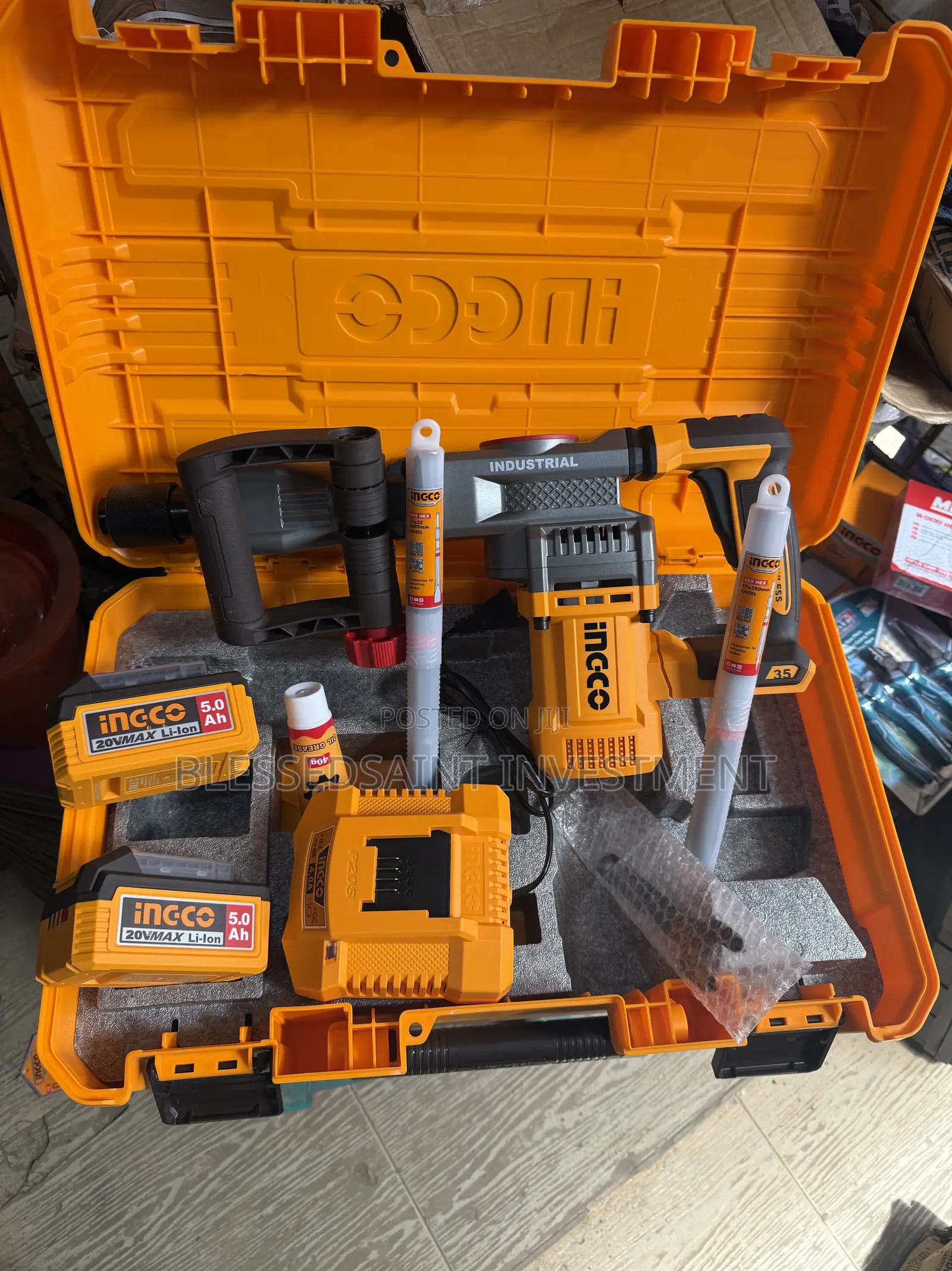 Ingco Cordless Demolition Breaker 16J 20V CDBLI20358