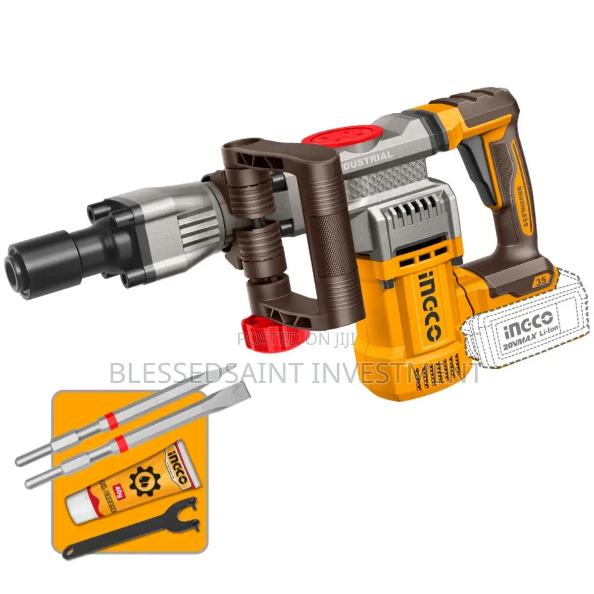Ingco Cordless Demolition Breaker 20v