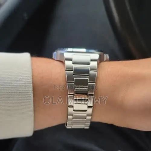 Wristwatch Silver White Face