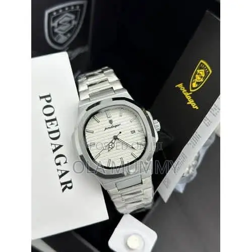 Wristwatch Silver White Face