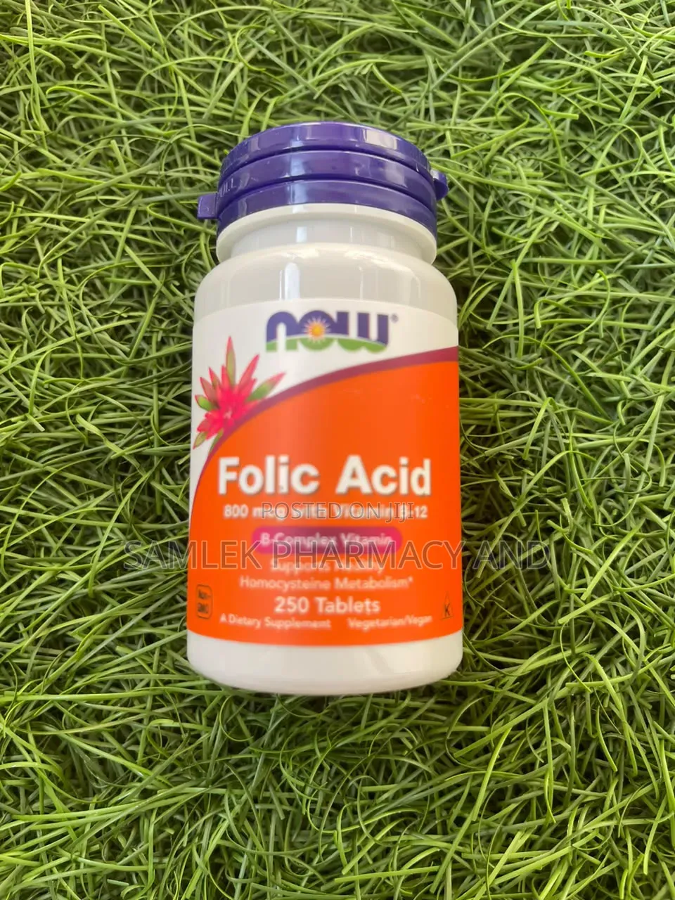 Now Foods Folic Acid 800mcg- 250Tablets