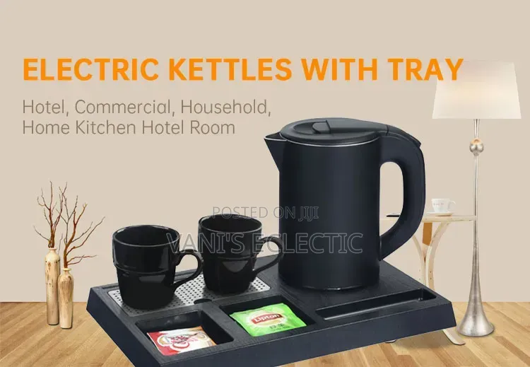 Hotel Electric Kettle/Jug Tray Set
