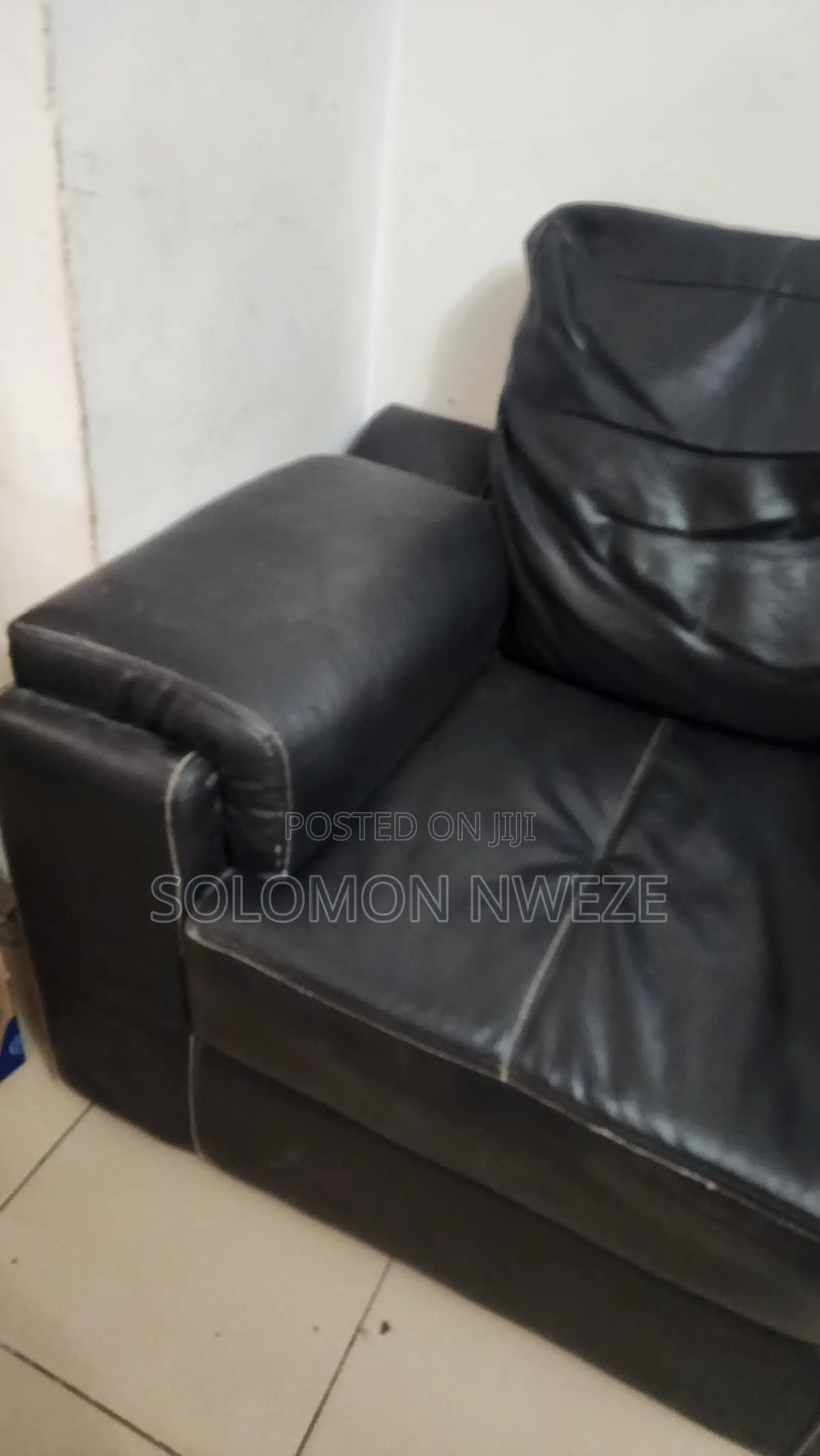 2 One Sofa Leather Seat and Three Seater