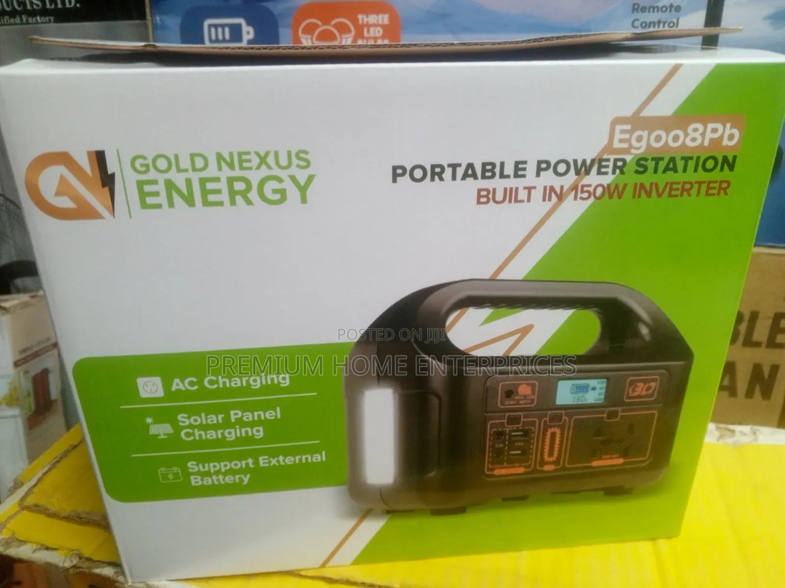 Gold Nexus Power Station 150 Watts With 40 Watts Panel