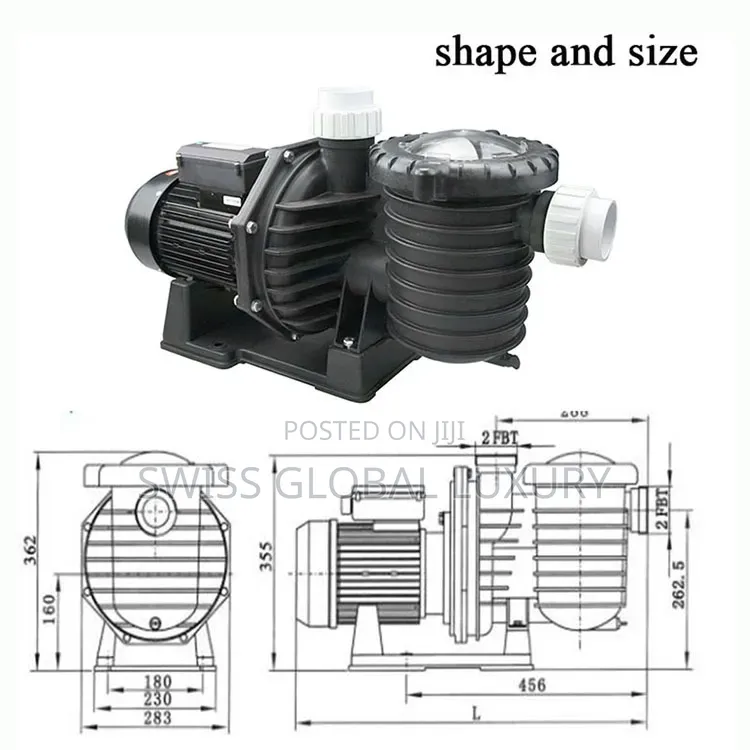 High Grade 1.5hp Swimming Pool Pump.