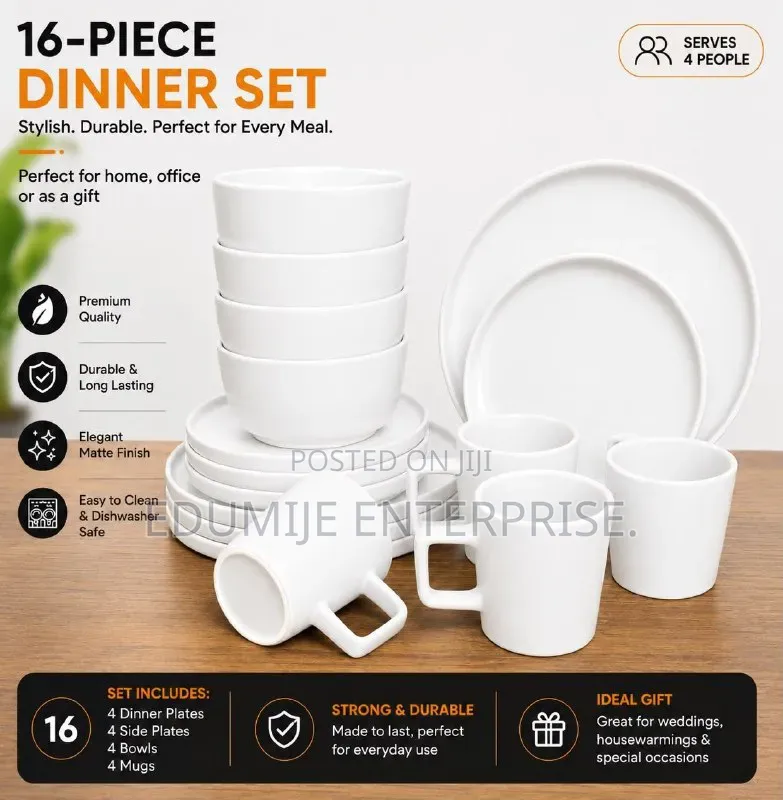 16 Pieces Dinner Set
