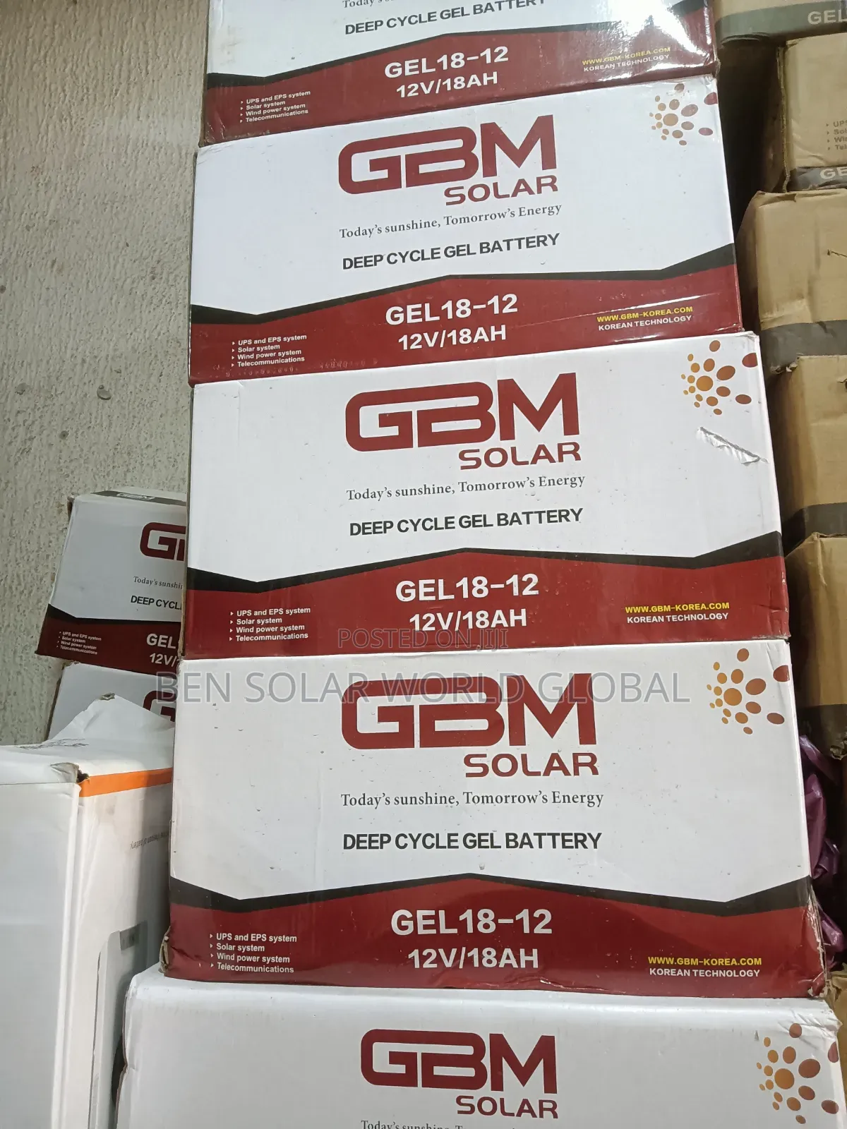 18ah DEEP Cycle Solar Battery 12v