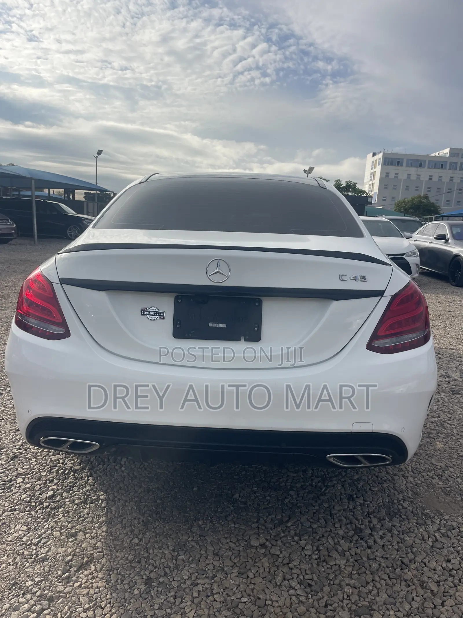 Mercedes-Benz C43 4Matic Cabriolet AWD (3.0L V6 9AM) 2017 White