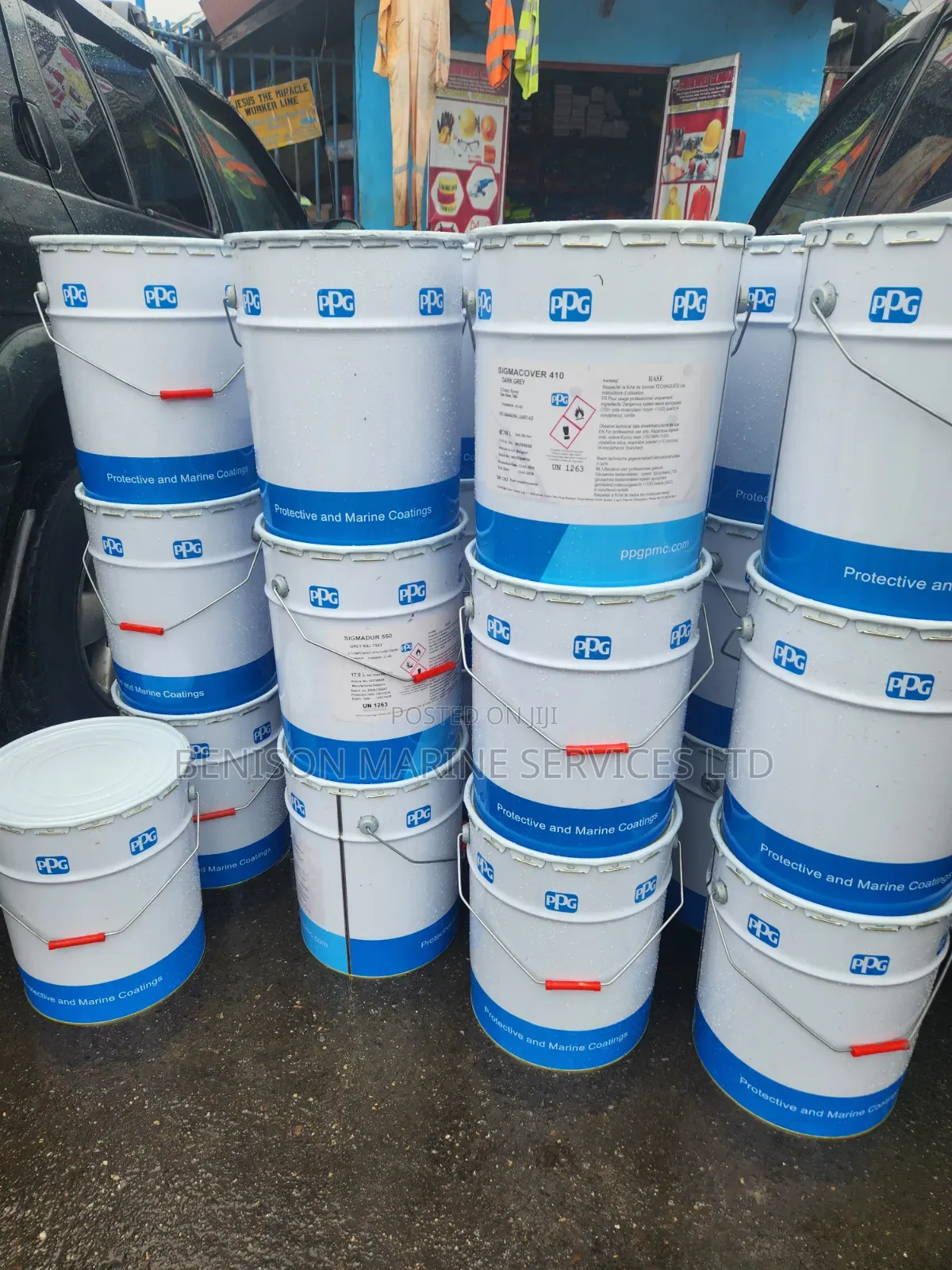 PPG Sigmacover 410 Dark Grey 2 Components