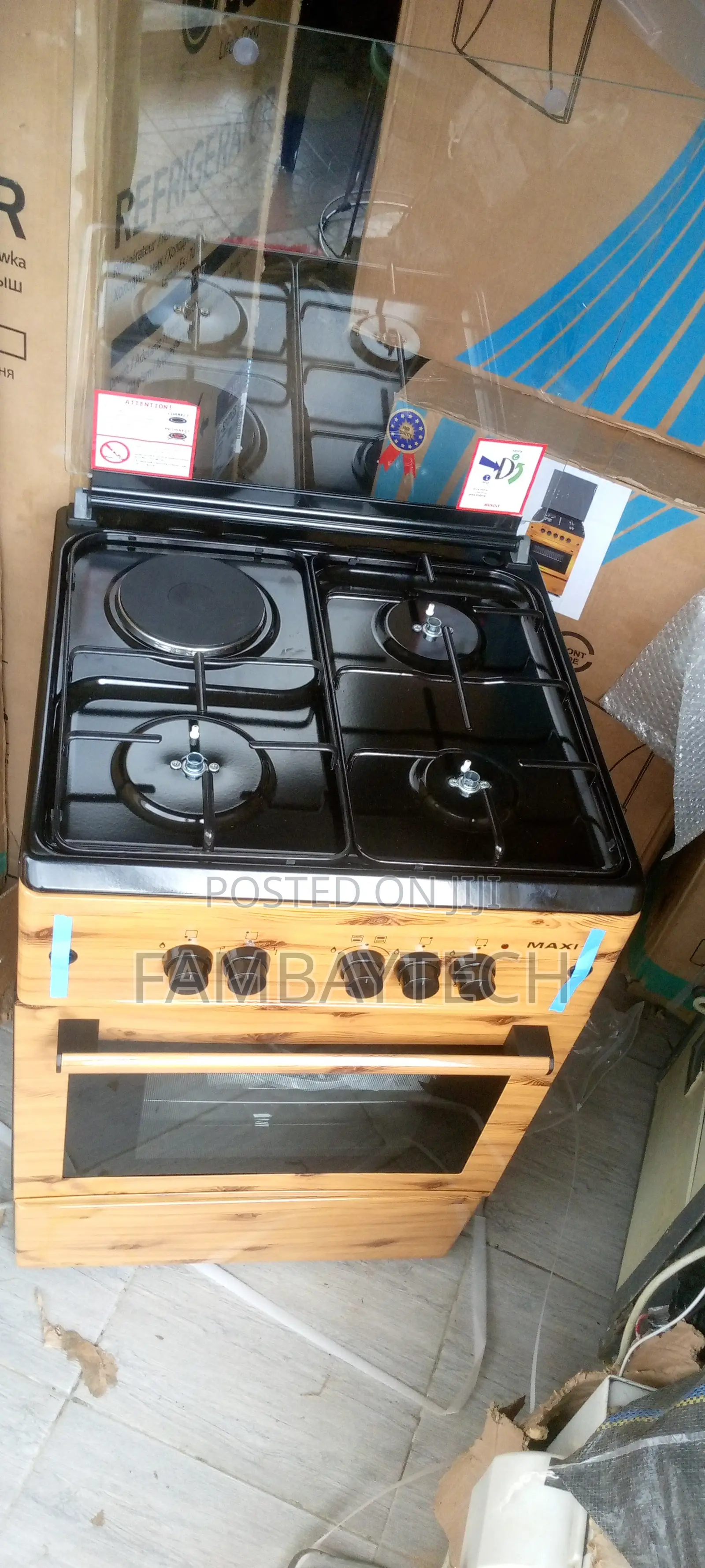 Maxi 6060 Cooker With Hot Plate