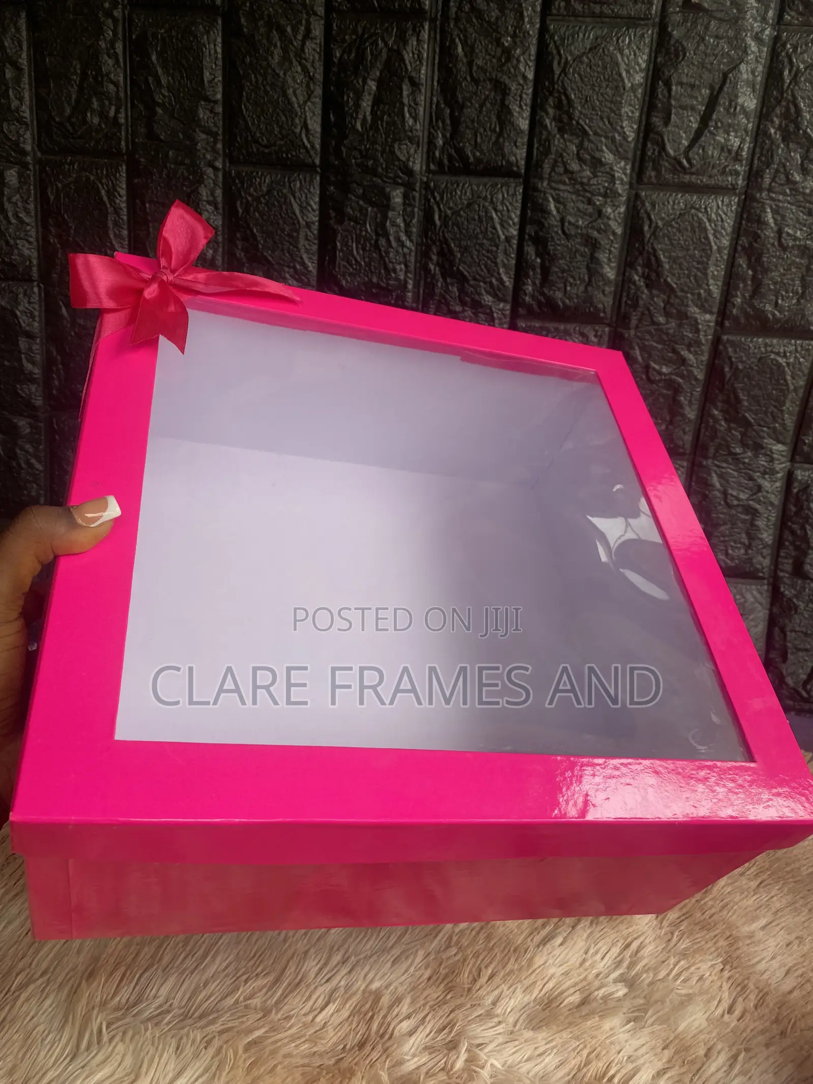 Lid Cover Box With Transparent Film