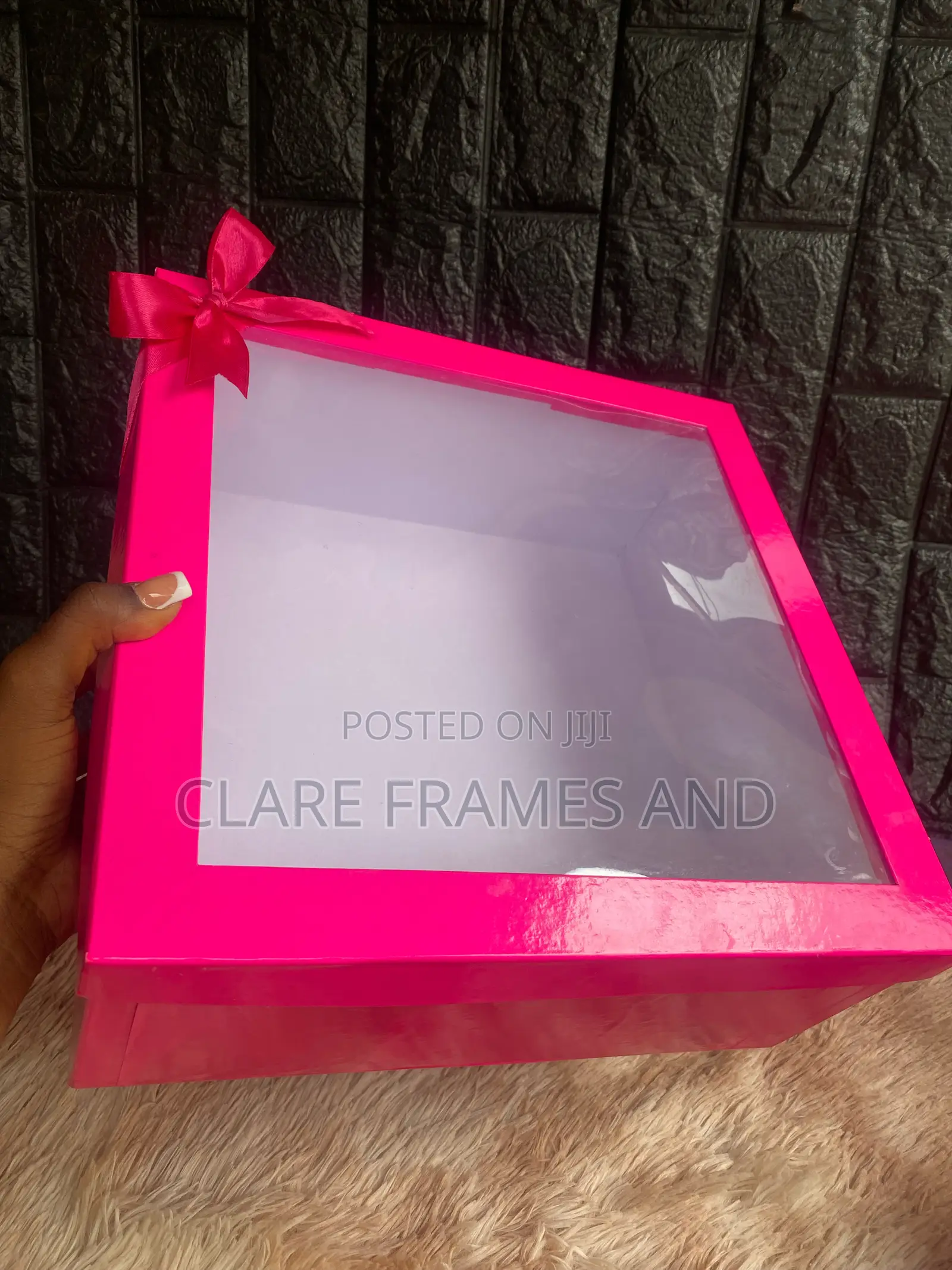 Lid Cover Box With Transparent Film
