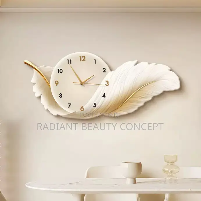 Feather Wall Clock
