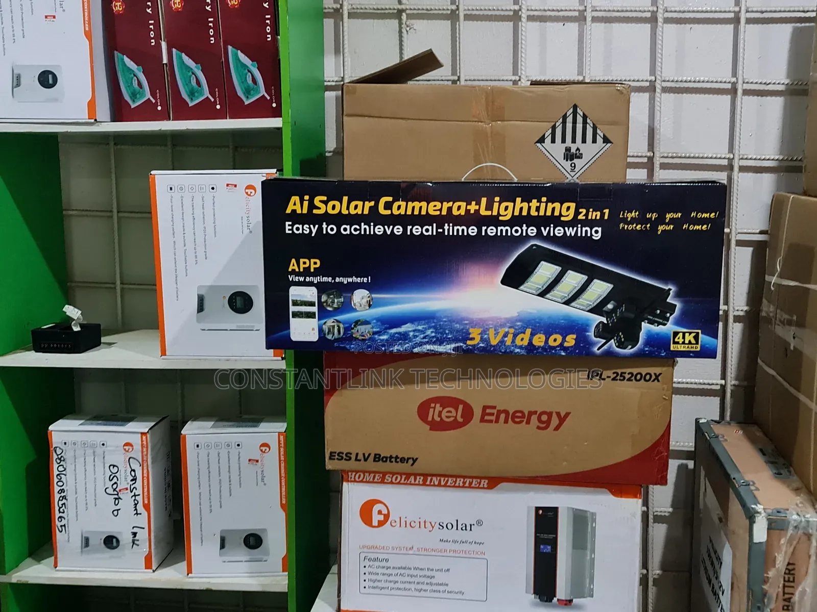 Ai Solar Camera + Lightning 2-in-1