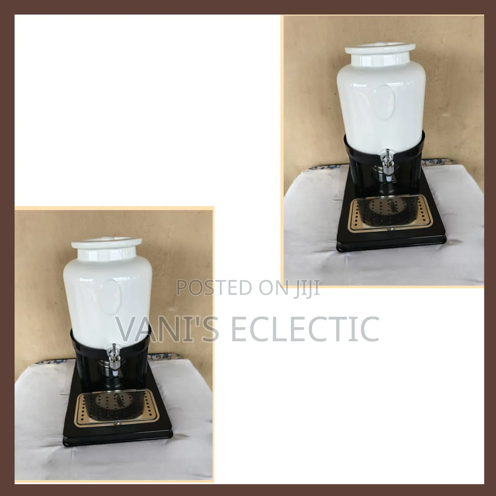 8-Liter Commercial Ceramic Beverage Dispenser/Warmer