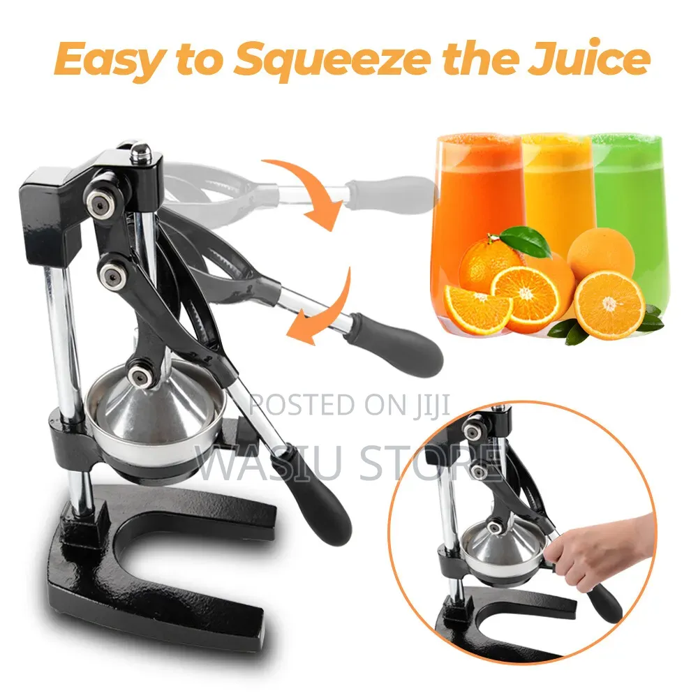 Industrial-Style Manual Citrus Juicer