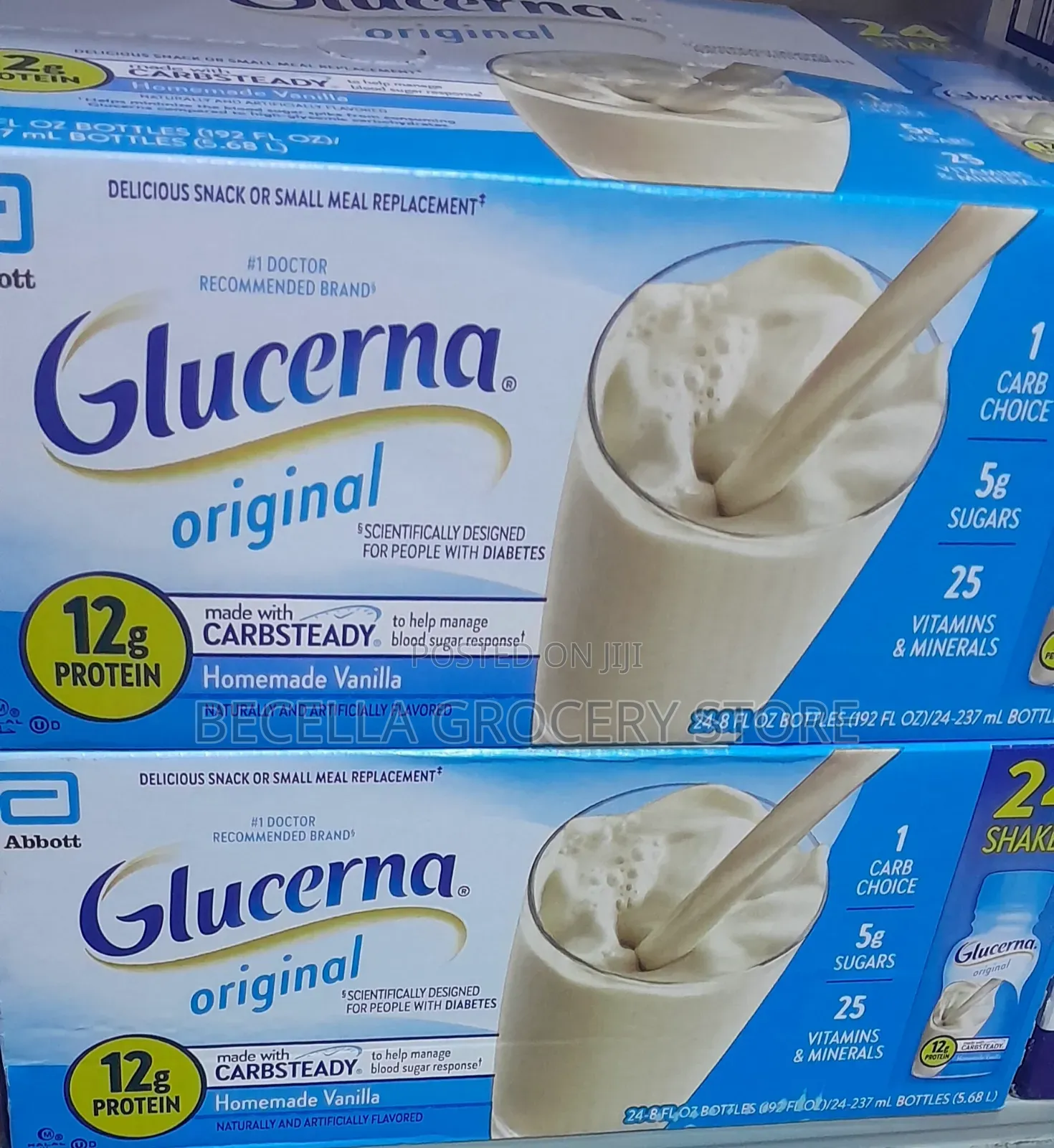 Glucerna Original Vanilla Shske ×24