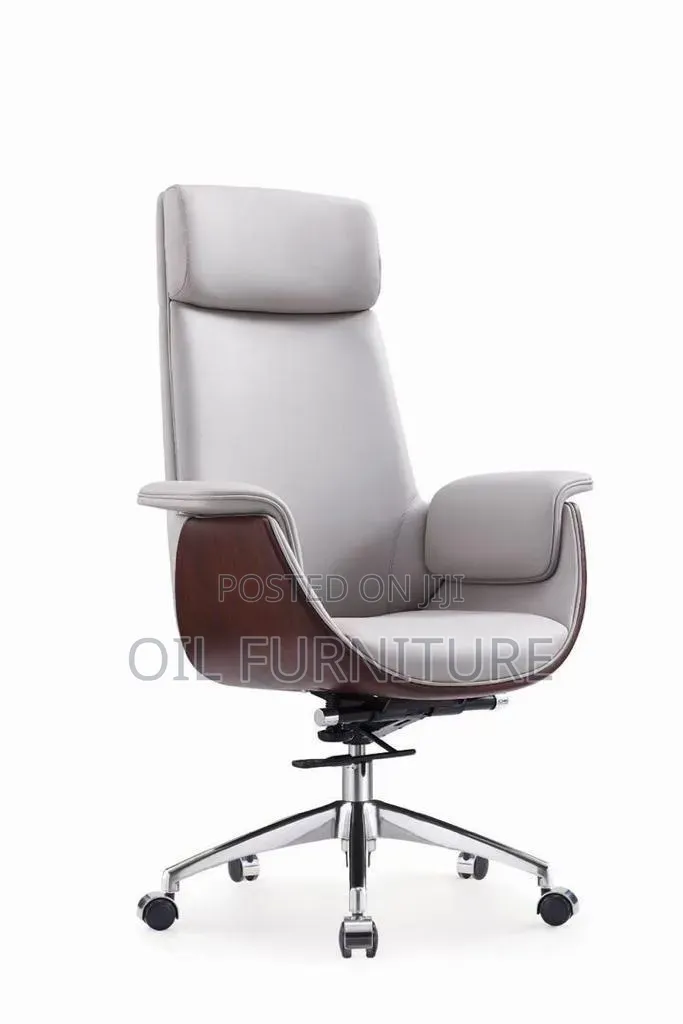 Heavy-Duty Chrome Star Base With Smooth Wheelss High Back