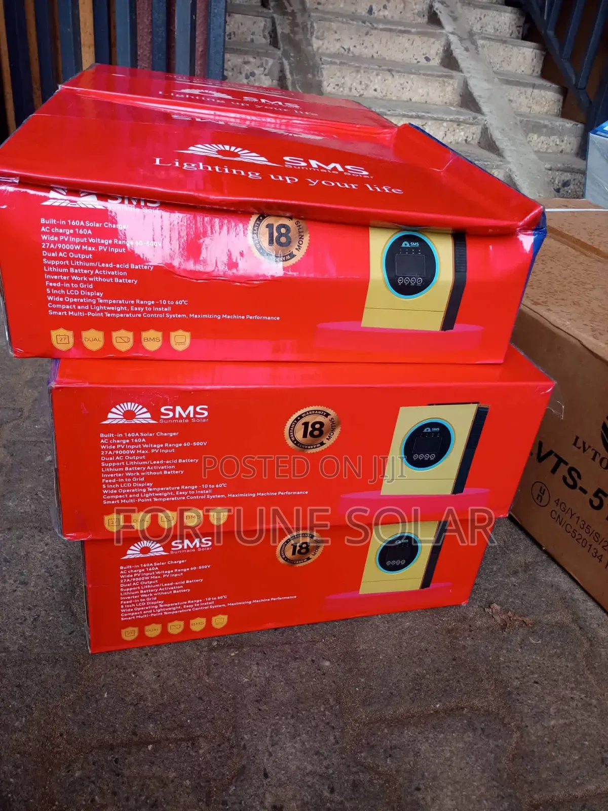 SMS Inverter 6.5kva 48v Hybrid With Digital Display, MPPT Controller