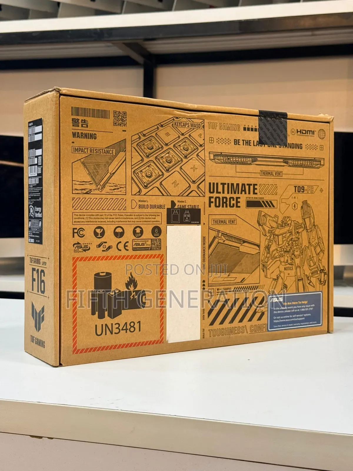 New Laptop Asus TUF Gaming F16 16GB Intel Core 5 SSD 1T