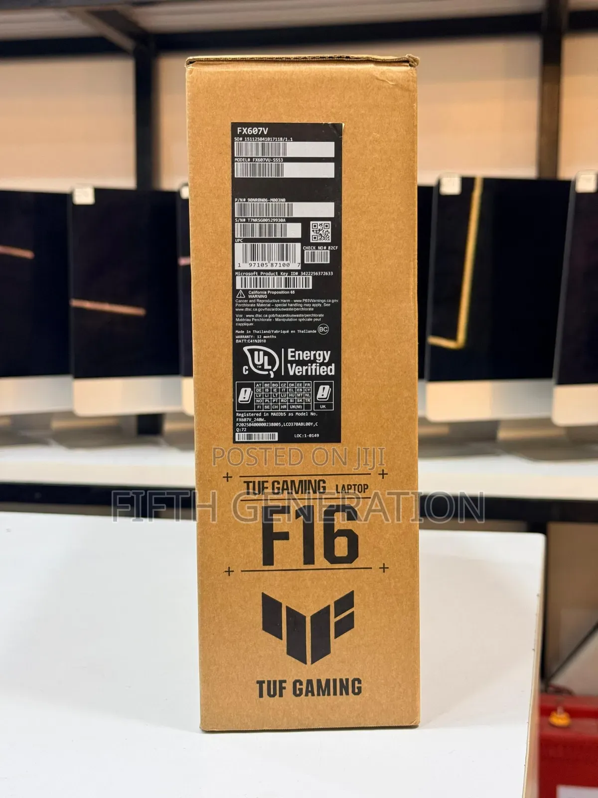 New Laptop Asus TUF Gaming F16 16GB Intel Core 5 SSD 1T
