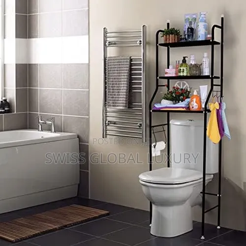 DescriptionStainless Steel Toilet Cabinet Shelving Rack Bathroom