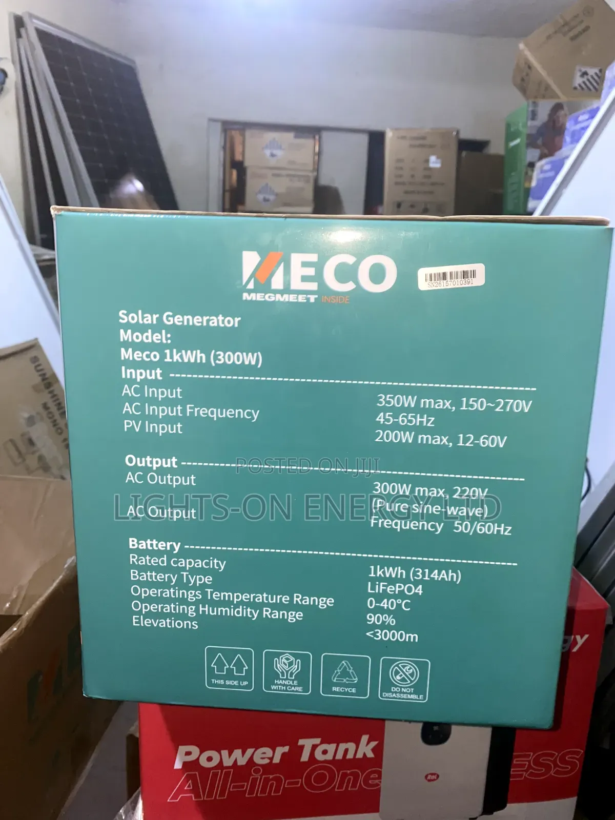 Meco1000 Solar Generator 300w