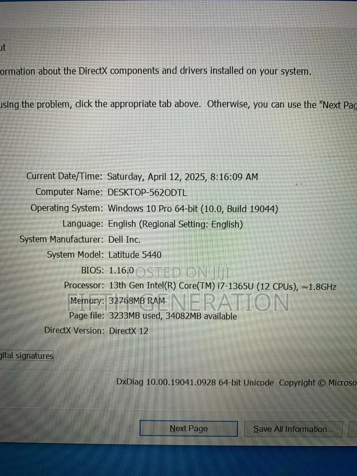 Laptop Dell Latitude 5440 32GB Intel Core i7 SSD 512GB