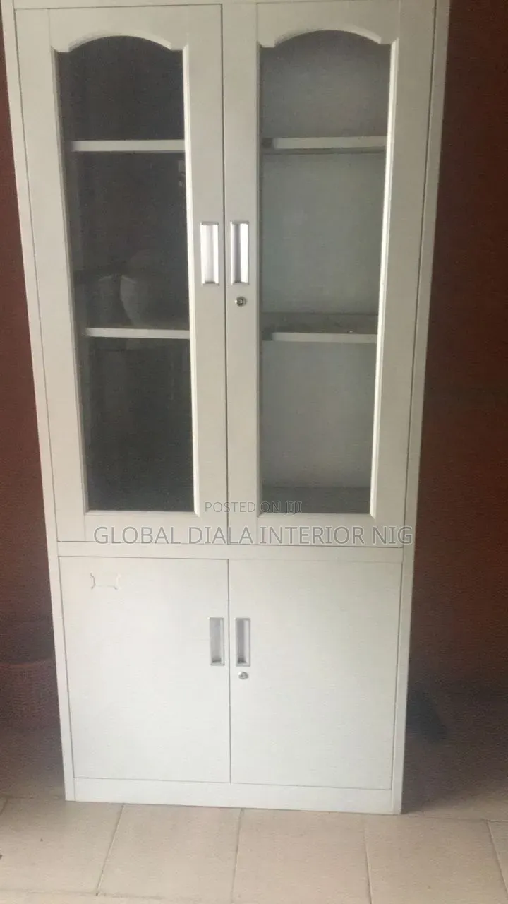 White Metal Filing Cabinet