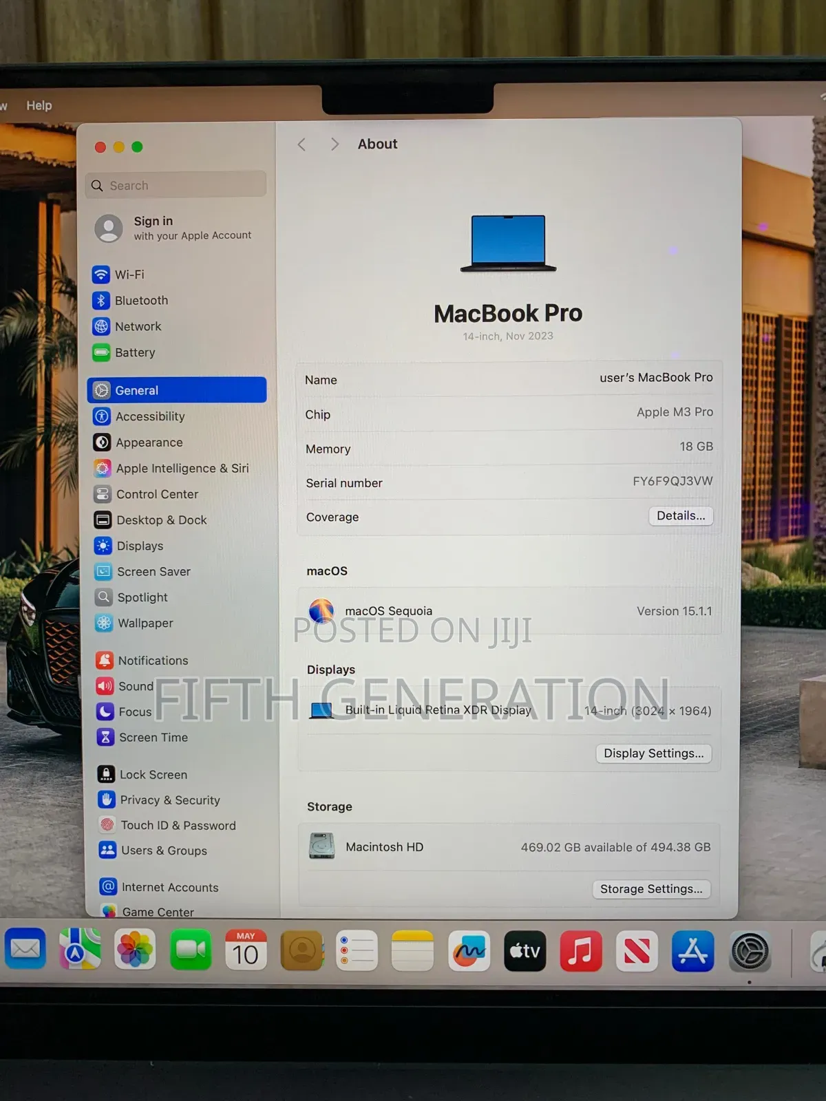 Laptop Apple MacBook Pro 2023 M3 Pro 18GB Apple M3 Pro SSD 512GB