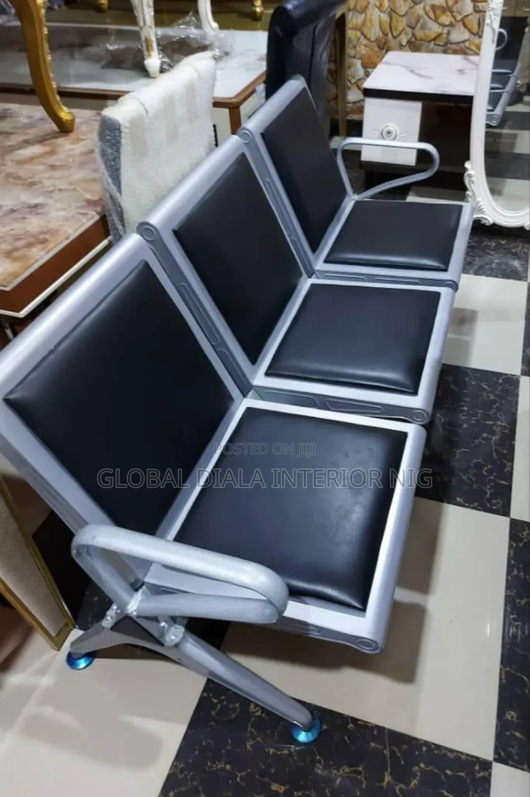 3-Seater Hospital Waiting Chair