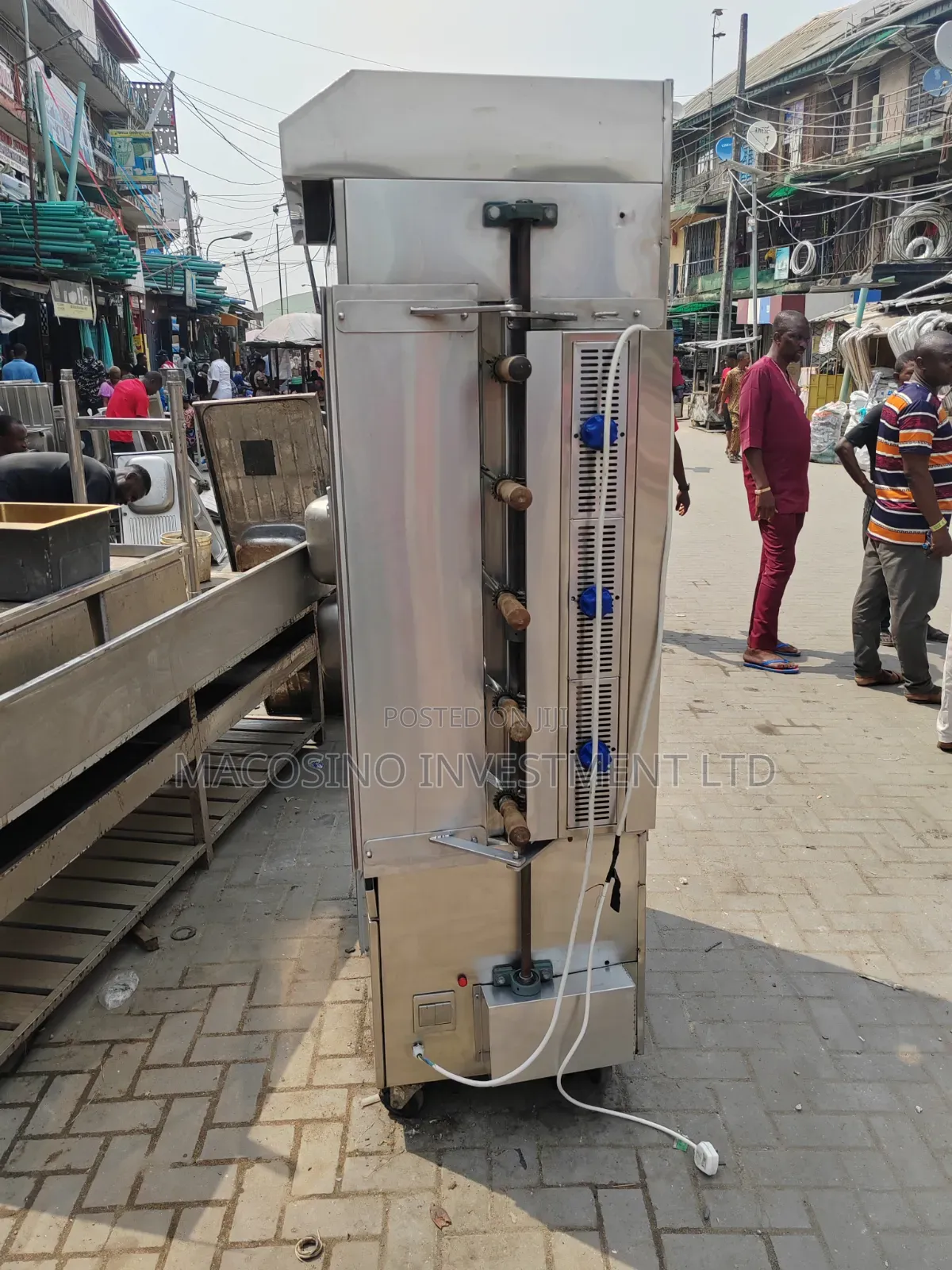 Commercial Vertical Chicken Rotisserie Grill Machine