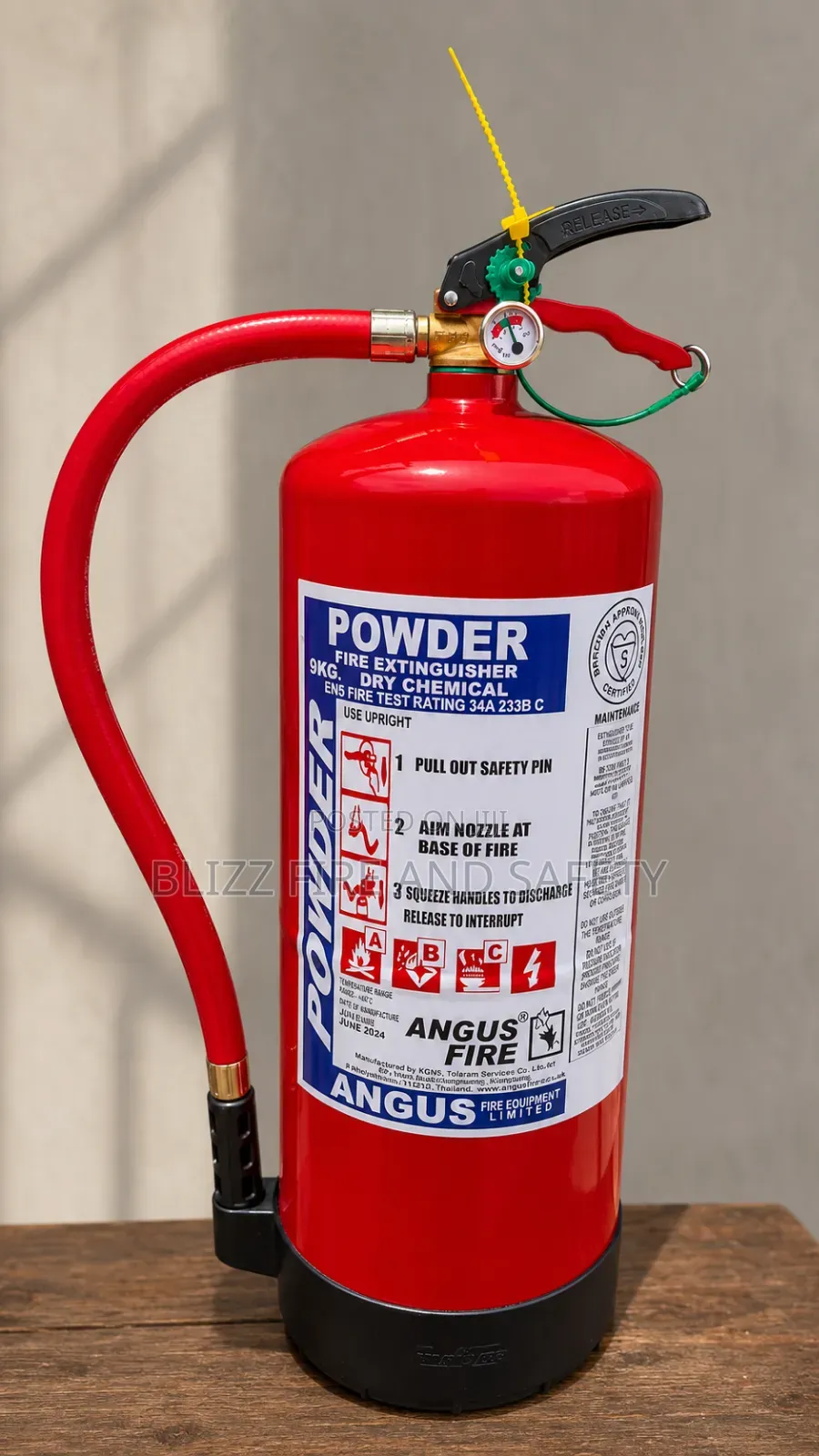 9kg DCP Fire Extinguisher (ABC)