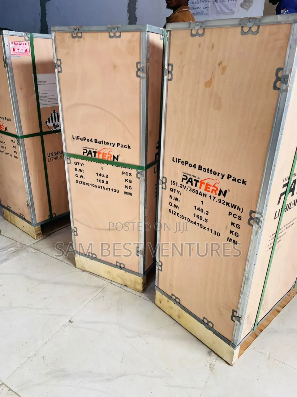 17.5kwh 51.2v Pattan Solar Lithium Batteries