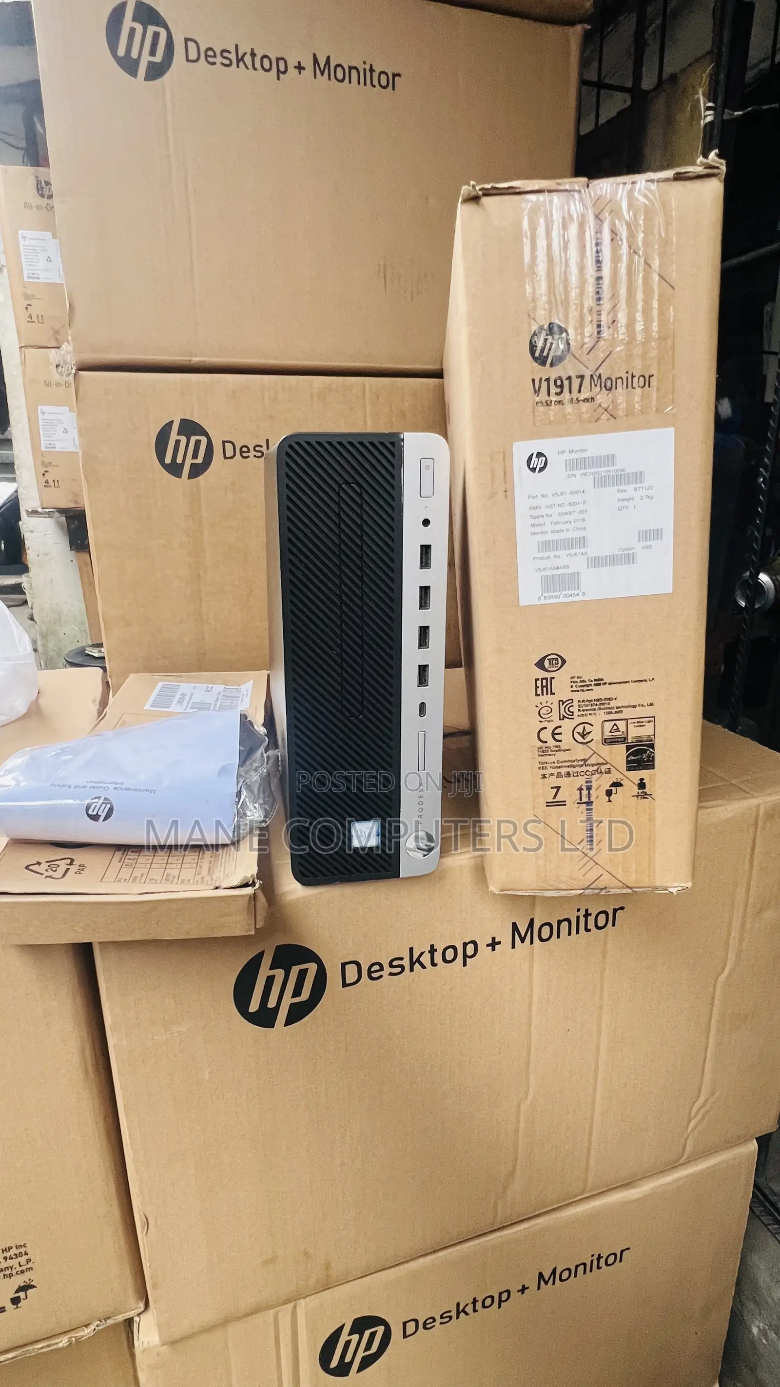New Desktop Computer HP ProDesk 600 G3 8GB Intel Core i5 SSD 256GB