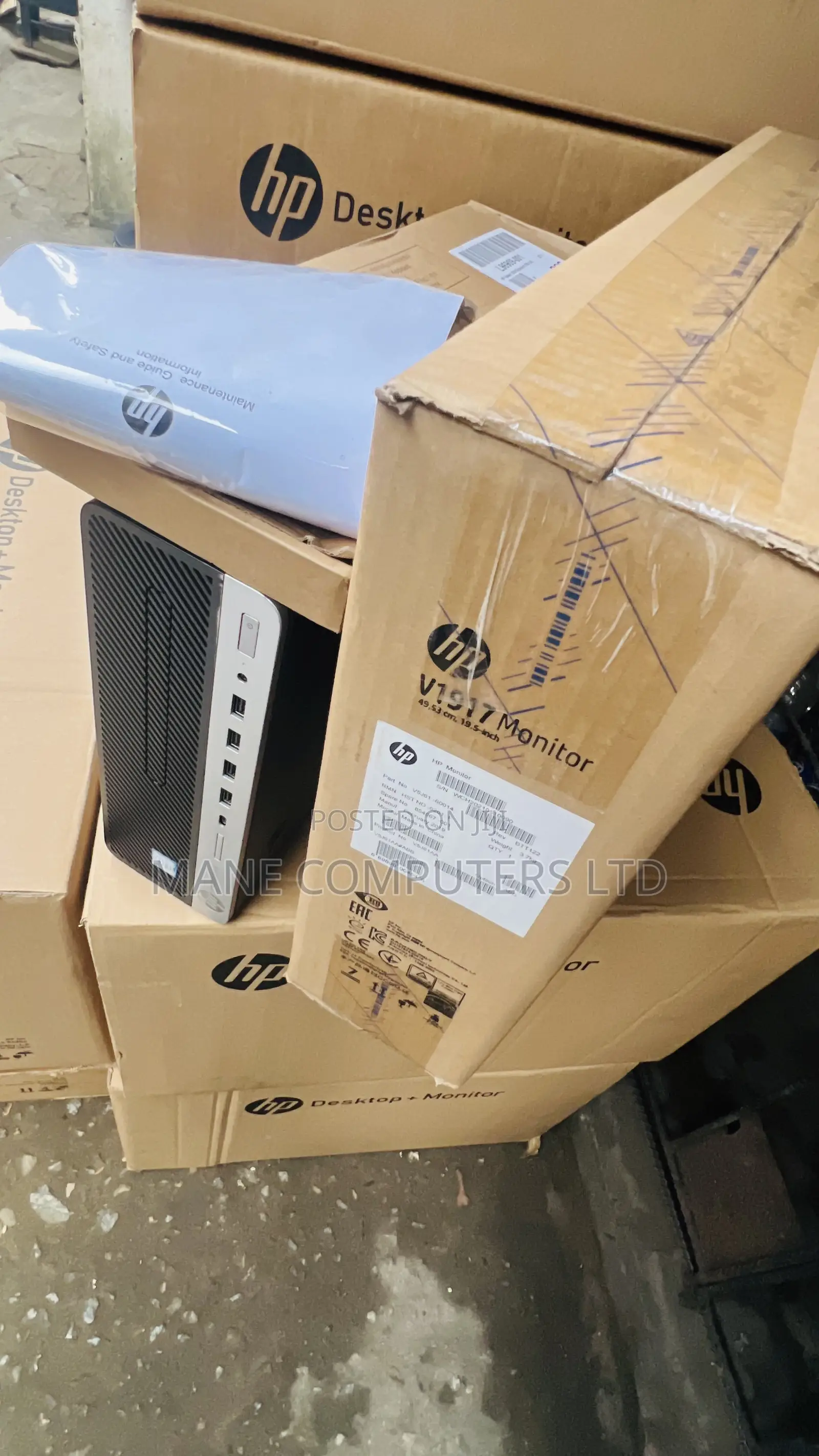 New Desktop Computer HP ProDesk 600 G3 8GB Intel Core i5 SSD 256GB