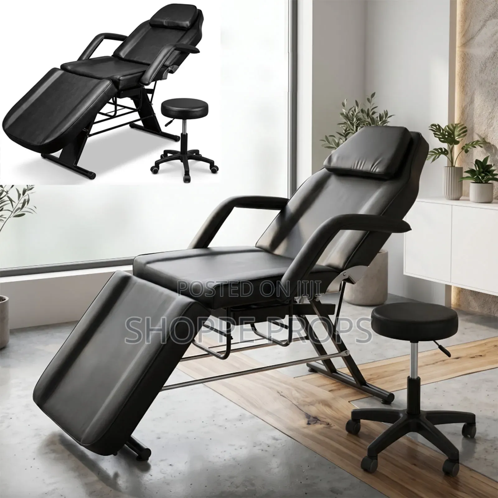 Professional Foldable Massage and Tattoo Chair/Bed for Spa Salon