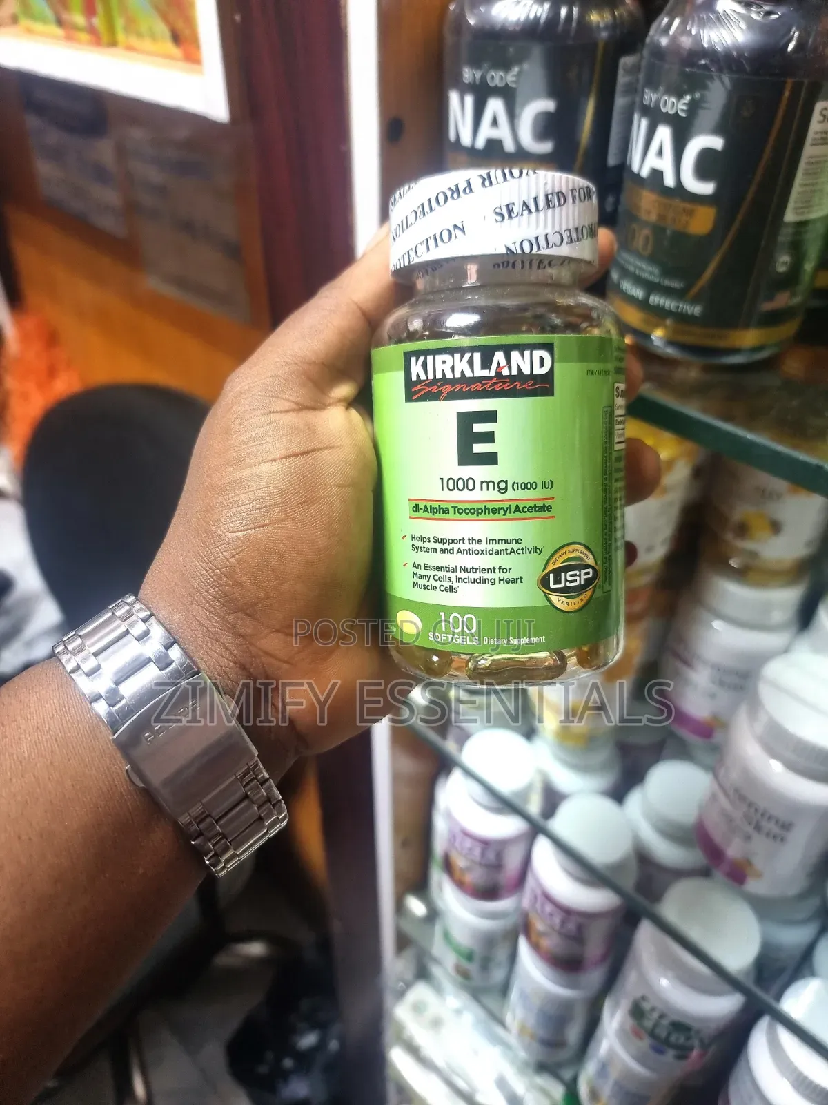 Kirkland Signature Vitamin E 1000mg / 1000 IU Softgels