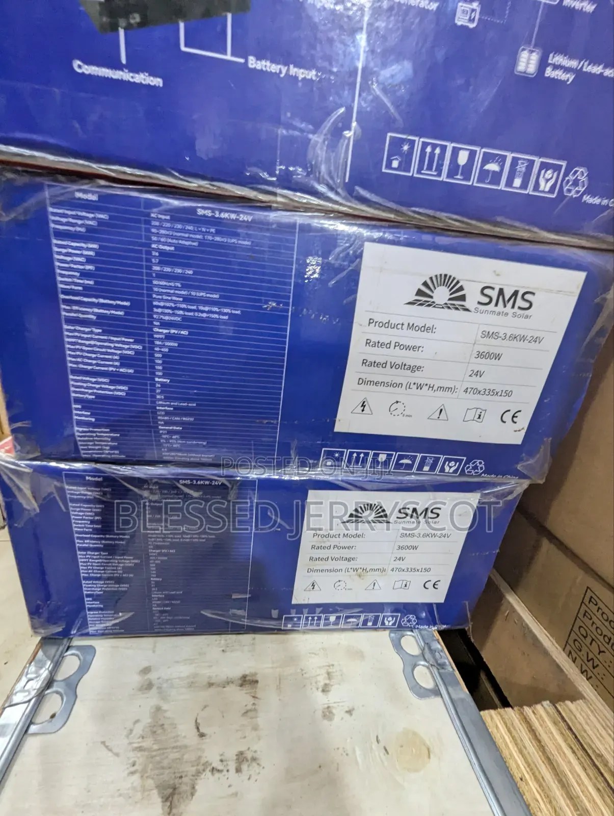 SMS 3.6kva 24v Hybrid Solar Inverters Available in Stock.