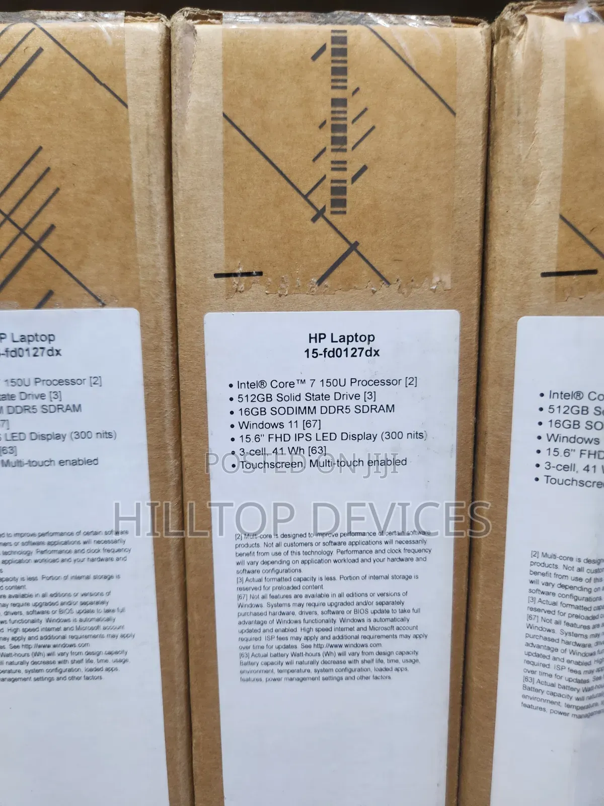 New Laptop HP 15 16GB Intel Core 7 SSD 32GB