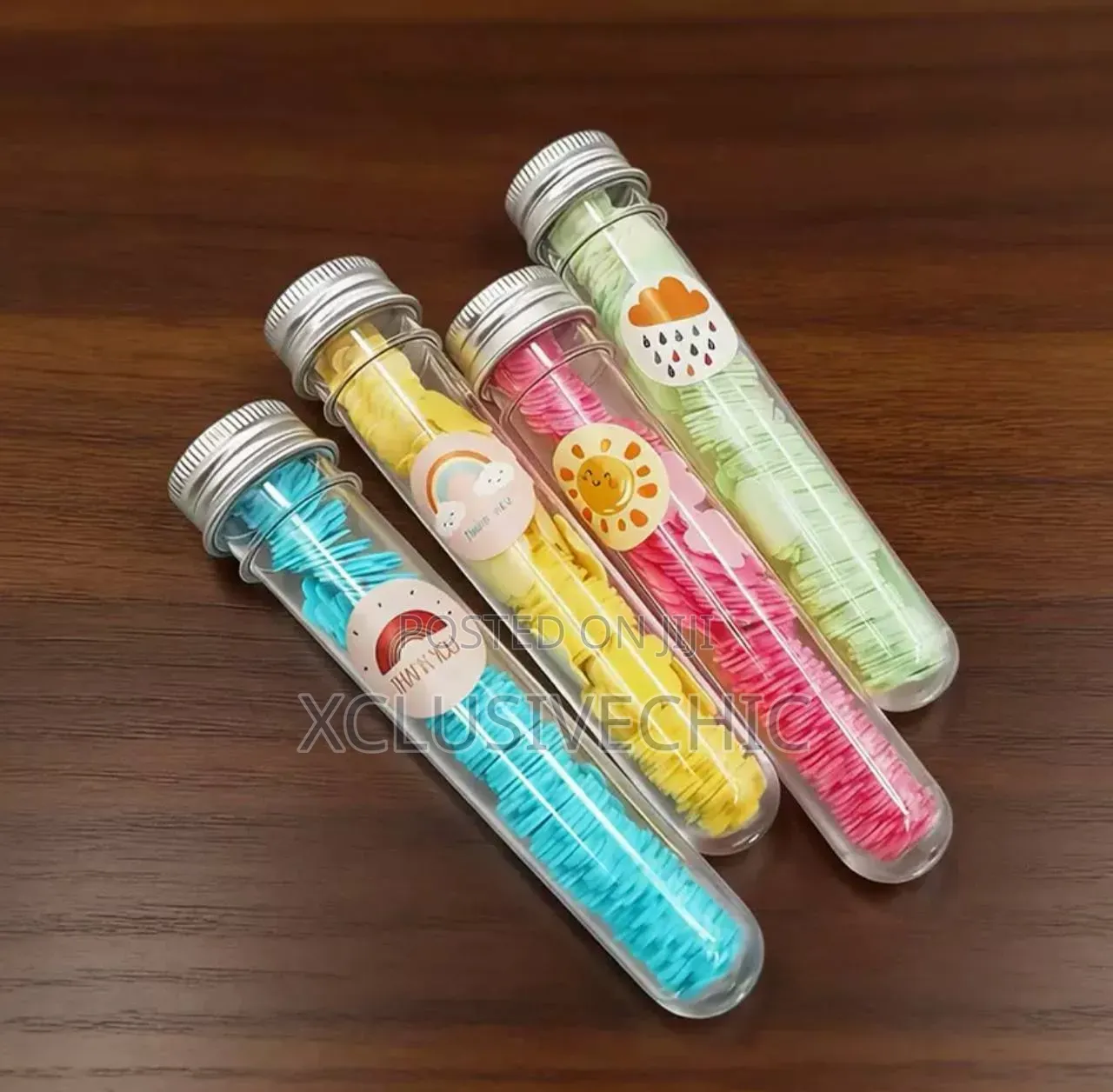 12pcs Travel Bottled Hand-Washing Test Tube Plastic Containers