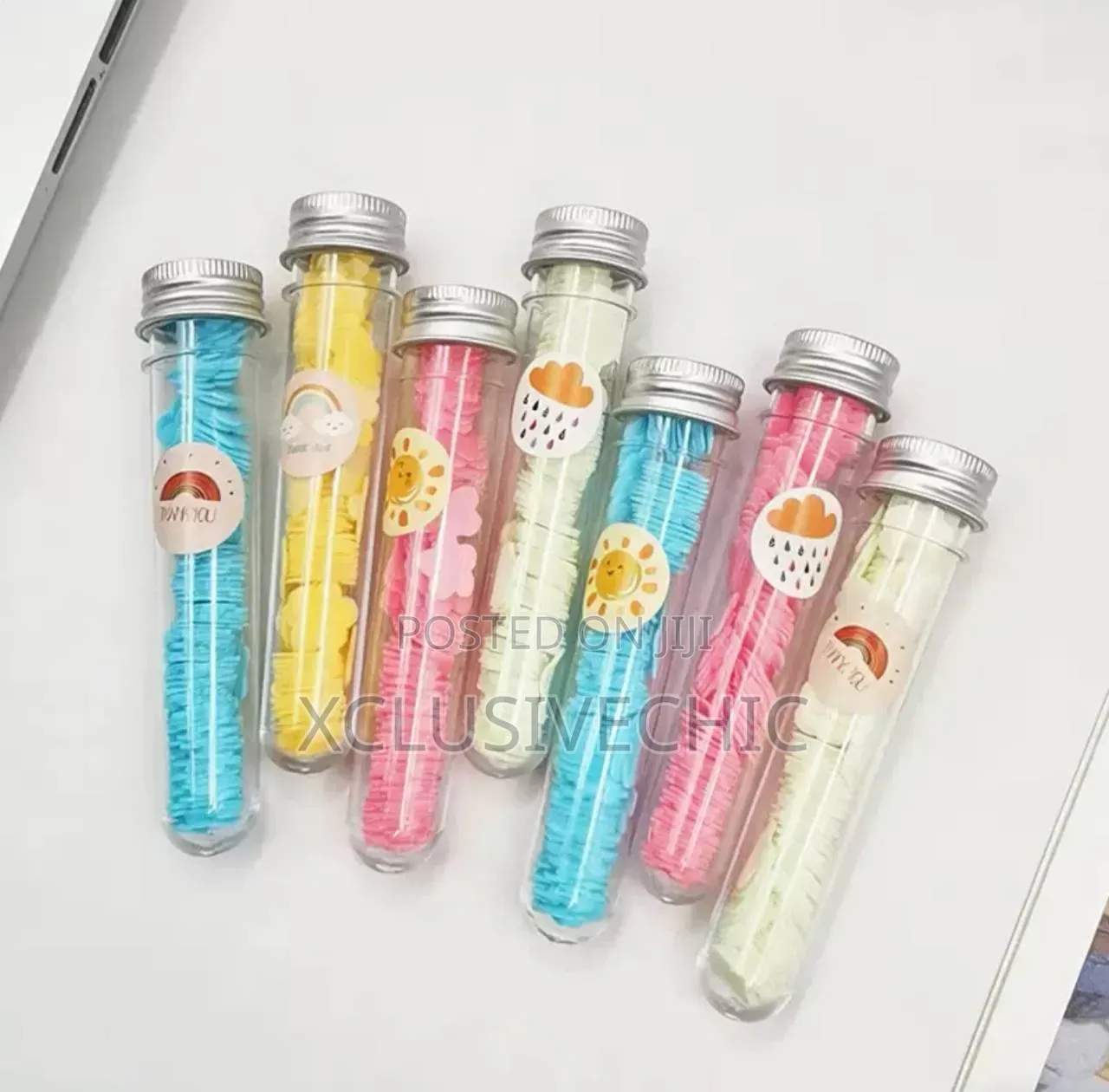 12pcs Travel Bottled Hand-Washing Test Tube Plastic Containers