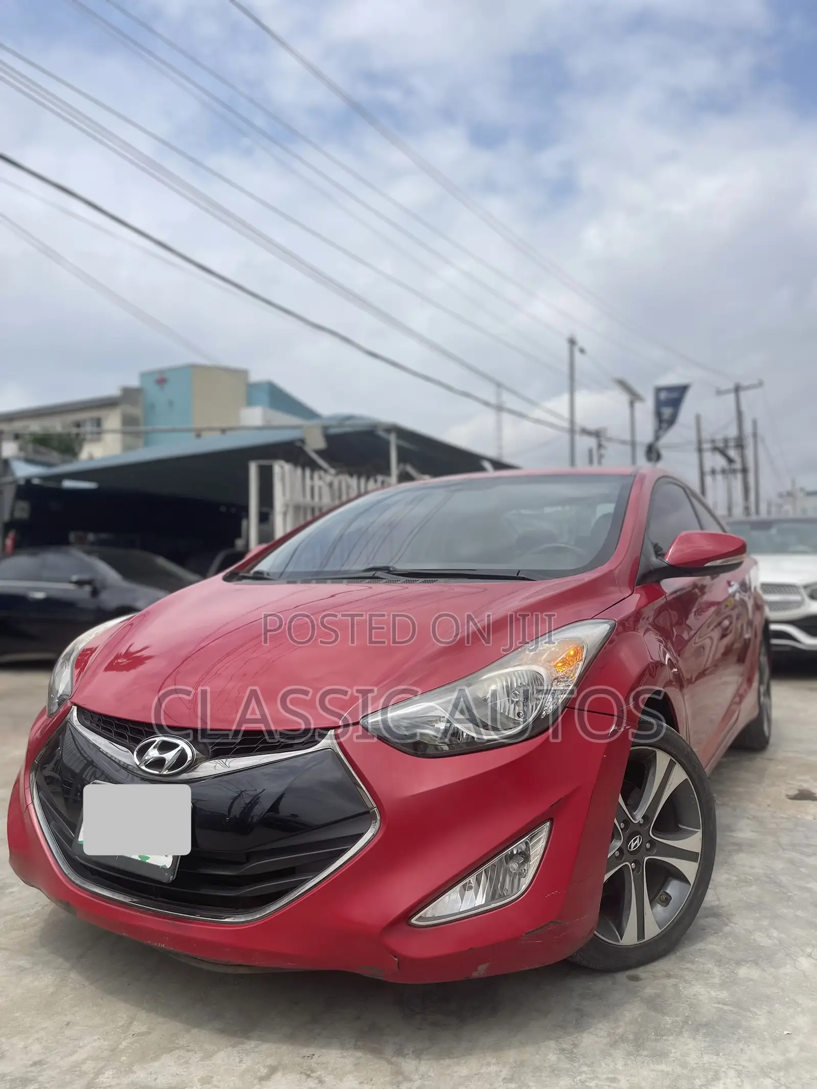 Hyundai Elantra 2014 Red