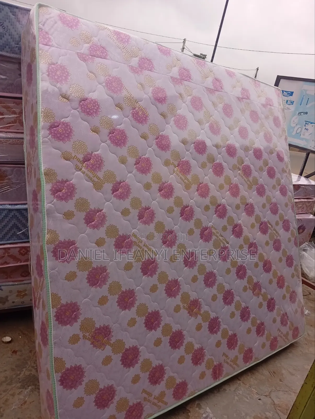 7 by 7ft Semi Orthopaedic Mattress Comfort Mattress