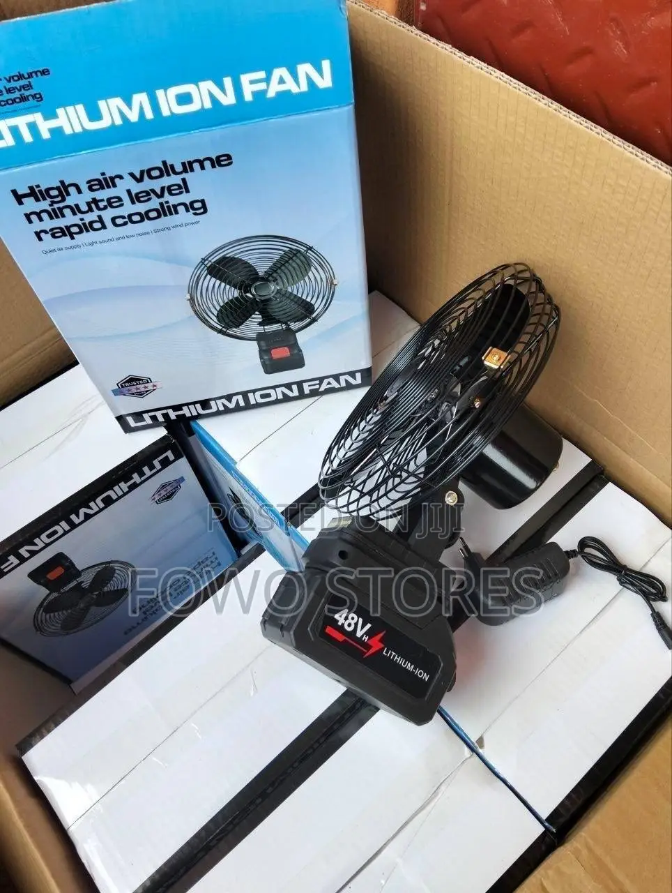 Lithium Rechargeable Iron Battery Fan